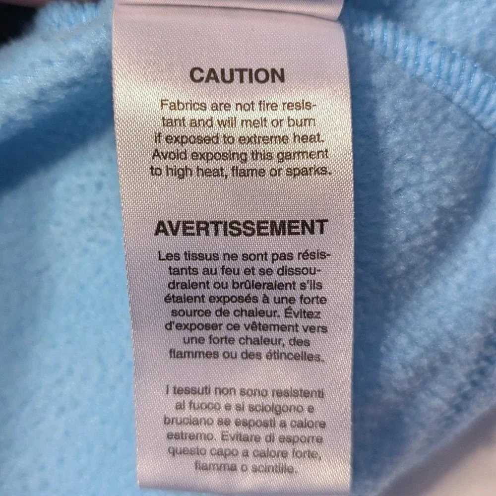 Columbia Womens Large Benton Springs Full Zip Fleece Jacket Light Blue Gorpcore